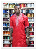 Kaftan | M'Bour Design - Red
