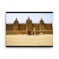 The Great Mosque of Djenne | On Canvas - 18x24