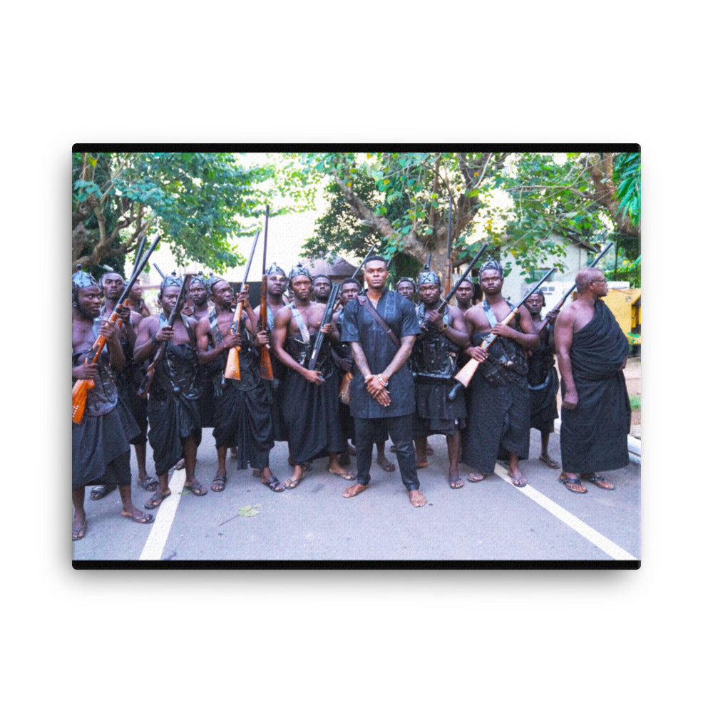 Dynast Amir and Hunters | On Canvas - 18x24